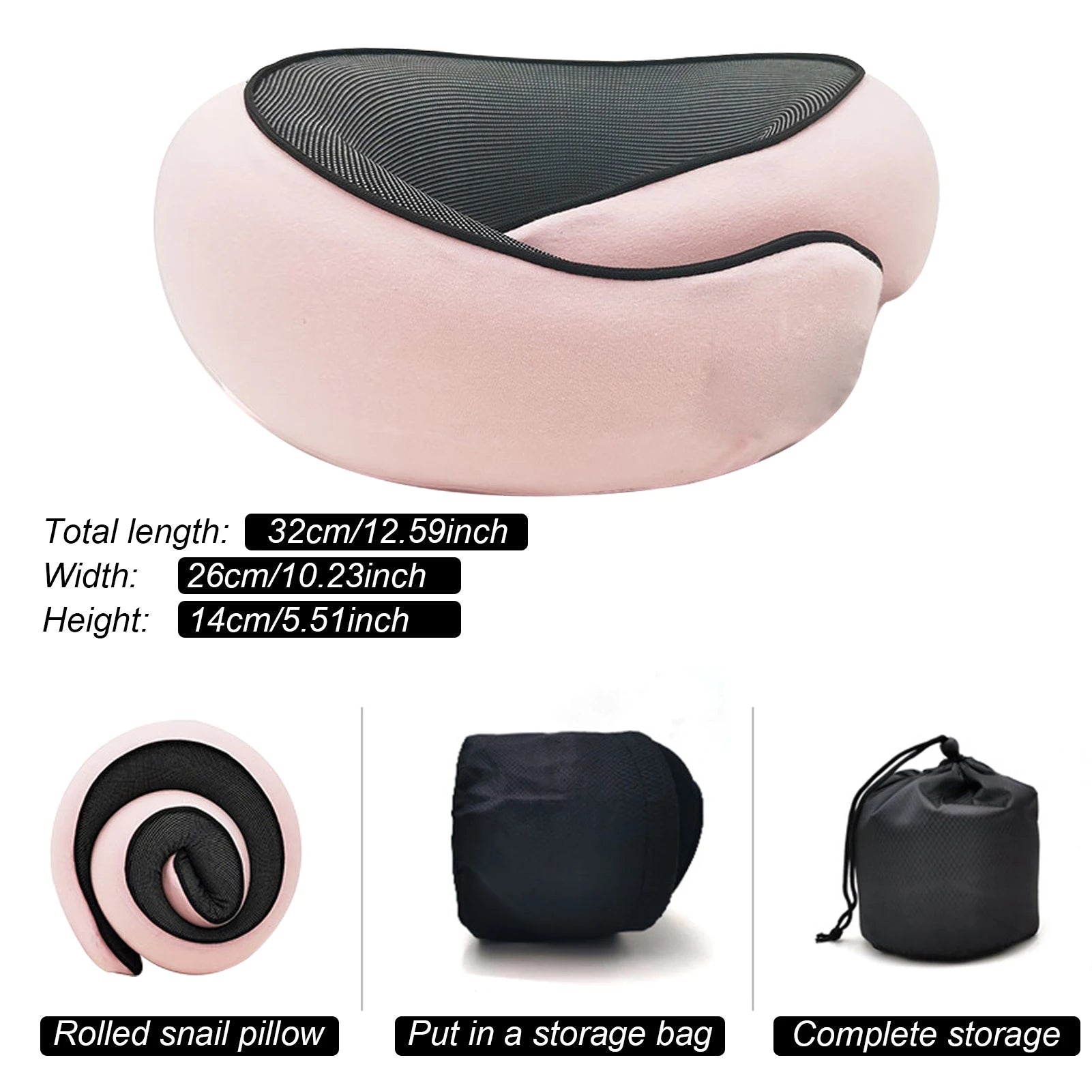 U-shaped Travel Neck Memory Foam - Vibe Vault