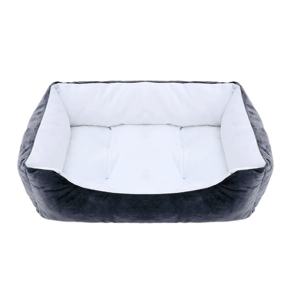 Square Plush Kennel Dog Sofa Bed - Vibe Vault