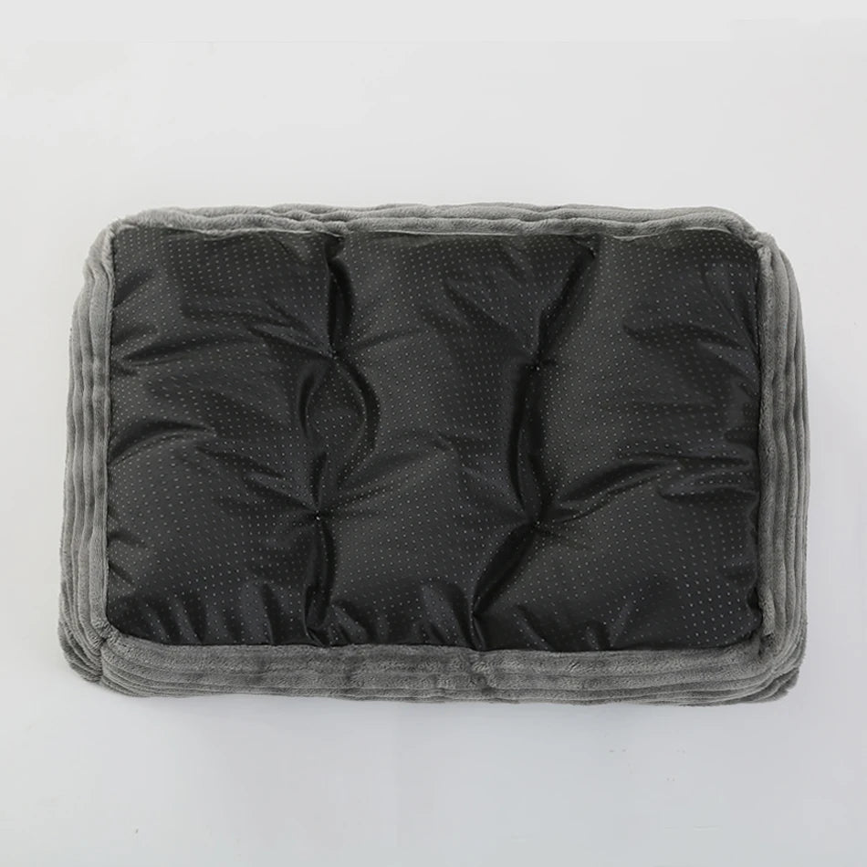 Square Plush Kennel Dog Sofa Bed - Vibe Vault