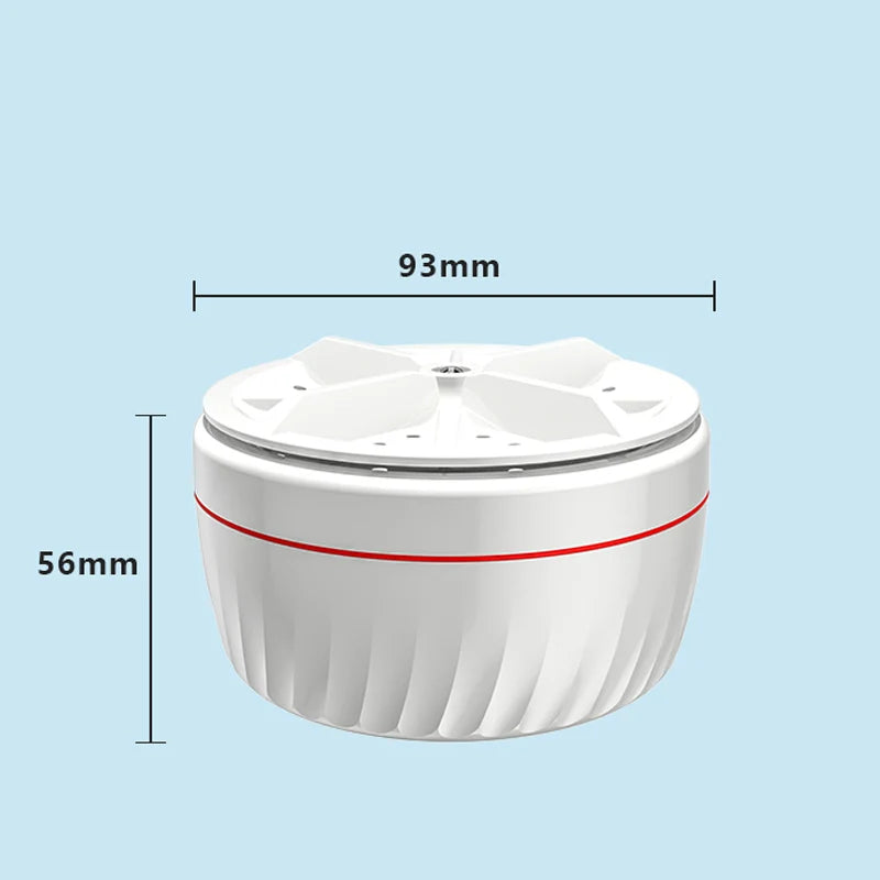 Ultrasonic Rotating Mini Washing Machine - Vibe Vault