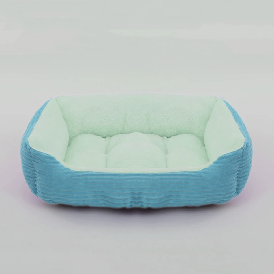 Square Plush Kennel Dog Sofa Bed - Vibe Vault