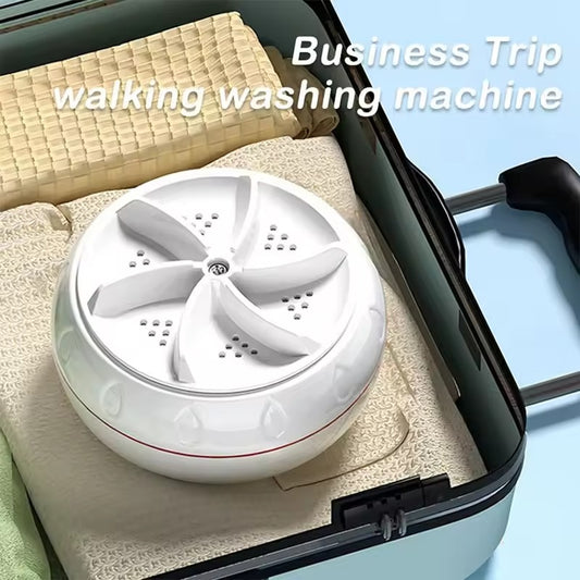 Ultrasonic Rotating Mini Washing Machine - Vibe Vault