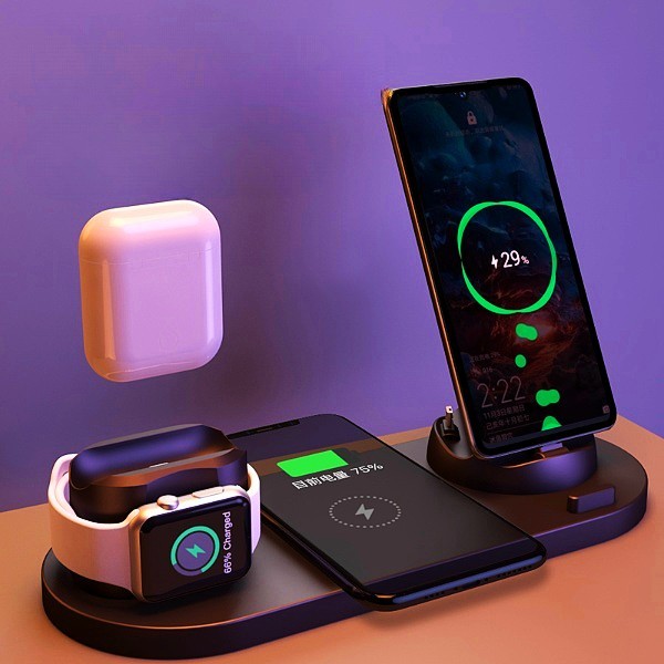 6 In 1 Charging Dock Station - Vibe Vault